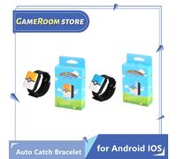 Bracelet à capture automatique pour Pokemon Go Plus, Bracelet carré Rechargeable Bluetooth pour Android IOS Yellow