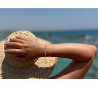 Bracelet à cordon avec rhodonite HE27R3S-LP