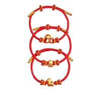 Bracelet à cordon rouge - Breloque Année du cheval | Bijoux avec corde réglable, accessoire pour femmes, filles, femmes, épouses, petites amies, événements sociaux, voyages