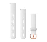 Bracelet à dégagement rapide - Garmin - Modèle 2 - Blanc/Rose - 20 mm - Plastique