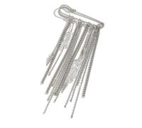 Bracelet à griffes en pierre de cristal pour femmes Punk Pompons Chaîne de cheville Fait à la main Bijou hip hop Pied Accessoires légers