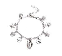 Bracelet à la Cheville Lady Tortoise Chaîne à la Cheville Boho Beach Sandales à Tarte