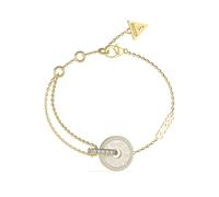 Bracelet à la mode plaqué or avec zirconia Love Guess JUBB04078JWYGWH - Longueur : 18,5 cm