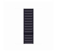 Bracelet à maillons cuir pour Apple Watch 41 mm - M/L - Minuit