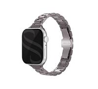 Selencia Bracelet à maillons fin en acier pour Apple Watch | 38/40/41/42 mm - Argent