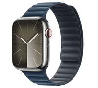 Bracelet à maillons magnétique FineWoven pour Apple Watch Series 1 t/m 11 / SE / Ultra (44/45/46/49 mm) - Taille S/M - Baltic Blue