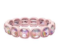 Bracelet à pierres scintillantes rose TU