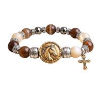 Bracelet à Thématique Chrétienne Le Cheval Inspirant Et Le Cheval Ajustable
