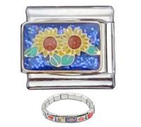 Bracelet abdominal italien CAMPARE - Bracelet pour liens en acier inoxydable, charme pour bracelets personnalisables | Pendentifs modulaires interchangeables pour la fabrication de bijoux,