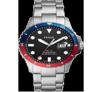 Bracelet acier homme - FOSSIL - Montre Fossil Dive - Couleur de la matière:Blanc