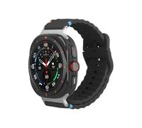 Bracelet ActiveFlex pour Samsung Galaxy Watch Ultra (25/24), noir
