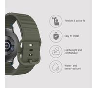Bracelet ActiveFlex Samsung Galaxy Watch8 / Watch8 Classic, Khaki