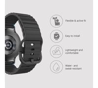 Bracelet ActiveFlex Samsung Galaxy Watch8 / Watch8 Classic, noir