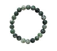 Bracelet Agate Arbre Mate | Boules 8mm