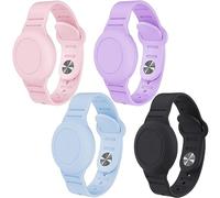 Bracelet Airtag étanche pour Enfants, Compatible avec Apple AirTag, Coque de Protection cachée en Silicone pour traqueur GPS AirTag, Bracelet de Montre réglable Anti-Perte pour Tout-Petits et Enfants