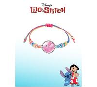 Bracelet ajustable - Angel - Lilo & Stitch - Cordon tissé - Perles brillantes - Enfant