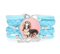 Bracelet Ajustable En Cuir Tressé Avec Des Biscuits Fortune Sugar Et Un Ca | Multistrat,Punk,Bracelet,Fait main,Offre,Bangle,Accessoire,Amie,Amoureux,Ethnique,Amitié,Anniversaire,Noël,Musique,Art