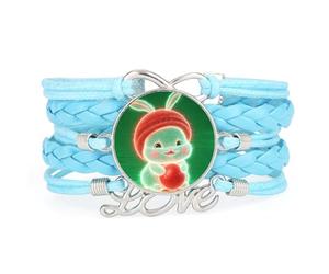 Bracelet Ajustable En Cuir Tressé Avec Projection De Boule Infinie Et Lapi | Multistrat,Punk,Bracelet,Fait main,Offre,Bangle,Accessoire,Amie,Amoureux,Ethnique,Amitié,Anniversaire,Noël,Musique,Art
