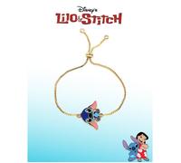 Bracelet ajustable Stitch - Doré, émail coloré - Fan de Lilo & Stitch