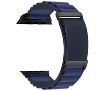 Bracelet Alpine Loop Compatible avec Apple Watch Ultra 49mm 46mm 45mm 44mm 42mm 41mm 40mm 38mm, Bracelet de remplacement Compatible avec iWatch (Bleu Marine, 42mm/44mm/45mm/46mm/49mm)