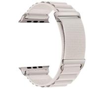 Bracelet Alpine Loop Compatible avec Apple Watch Ultra 49mm 46mm 45mm 44mm 42mm 41mm 40mm 38mm, Bracelet de remplacement Compatible avec iWatch (Blanc, 38mm/40mm/41mm)
