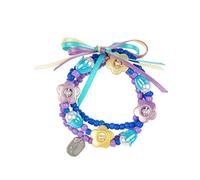 Bracelet alyna fleur bleu