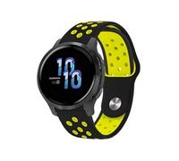 imoshion Bracelet sport en silicone - Connexion universelle 22 mm - Black & Neon Yellow