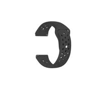 Bracelet Amazfit GTS 3 avec trous, silicone bicolore, noir | Couleur: Gris Gris
