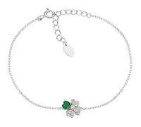 Bracelet - AMEN - Quadricœur - Argent 925 - Oxyde de zirconium - Mixte
