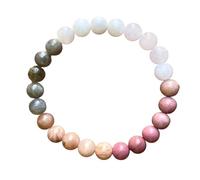 Bracelet améthyste rose, cubique, cadeaux d'amour for Couple, beaux bijoux, bracelets perlés en pierre véritable, faits à la main(Self-Love Bracelet)