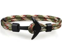 Bracelet Ancre en corde - vert/brun KP33445