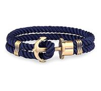 YFZCLYZAXET Bracelet Homme en Nylon Bleu Marine et en Laiton