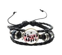 Bracelet Anime Bleach Cosplay Figure Cartoon Kurosaki Ichigo Hitsugaya Toushirou Cabochon en verre Bijoux tendance, 20 mm, Verre