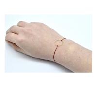 Bracelet Anneau Et Fil Lie De Vin