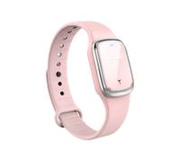 Bracelet Anti-Moustiques Rechargeable Par Usb Avec Horloge, Silencieux Et Inodore, Réglable, Moniteur De Température En Temps Réel
