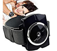 Bracelet anti-ronflement intelligent pour hommes et femmes, montre connectée avec capteur de biofeedback, solution naturelle pour soulager les ronflements et faciliter la respiration nocturne.