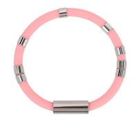 Bracelet Antistatique 8 Anneaux Rose étanche Lavable Anti Statique Dragonne élimine le Bracelet en Silicone Statique pour les Sports D'hiver