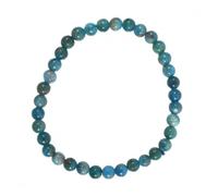 Bracelet Apatite naturelle boules 4mm Bleu
