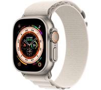 Bracelet Apple Alpine Loop pour l'Apple Watch Series 1-10 / SE / Ultra (2) - 42/44/45/46/49 mm - Taille S - Starlight