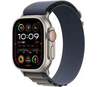 Bracelet Apple Alpine Loop pour l'Apple Watch Series 1 à 10 / SE / Ultra (2) (44/45/46/49 mm) - Taille L - Bleu