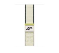 Bracelet Apple Boucle Sport Nike Craie Calm 46mm nylon tissé double épaisseur avec système scratch ajustable