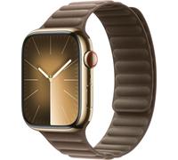 Bracelet Apple Magnetic Link FineWoven pour l'Apple Watch Series 1-9 / SE - 38/40/41 mm / Series 10 - 42 mm - Taille S/M - Taupe
