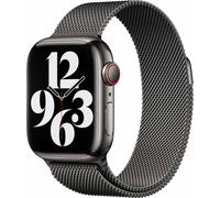 Apple Bracelet à boucle Milanais Watch Series 1-9 / SE / Ultra (2) 42/44/45/49 mm Graphite