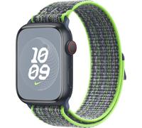Apple Nike Sport Loop bracelet Watch Series 1 á 10 / SE / Ultra (2) (44/45/46/49 mm) Bright Green/Blue Multicolore