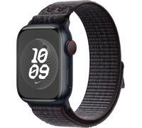 Bracelet Apple Nike Sport Loop pour Apple Watch Series 1 à 9 / SE (38/40/41 mm) | Series 10 (42 mm) - Noir/Bleu