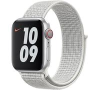 Bracelet Apple Nike Sport Loop pour l'Apple Watch Series 1 t/m 9 / SE (38/40/41 mm) | Series 10 (42 mm) - Summit White