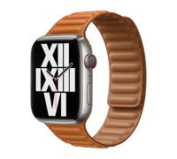 Bracelet Apple Original Leather Link Apple Watch M/L 38 mm / 40 mm / 41 mm Brun doré - ML7L3ZM/A