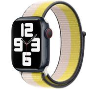 Bracelet Apple Sport Loop pour Apple Watch Series 1 à 9 / SE (38/40/41 mm) | Series 10 (42 mm) - Lait d'avoine/Zeste de citron