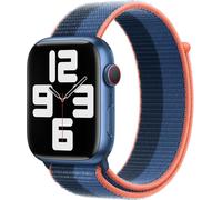 Bracelet Apple Sport Loop pour l'Apple Watch Series 1 à 10 / SE / Ultra (2) (44/45/46/49 mm) - Blue Jay/Abyss Blue