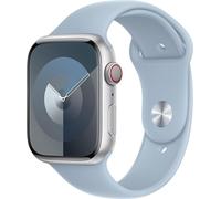 Bracelet Apple Sport pour l'Apple Watch Series 1 à 10 / SE / Ultra (2) (44/45/46/49 mm) - Taille S/M - Bleu clair